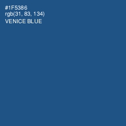 #1F5386 - Venice Blue Color Image
